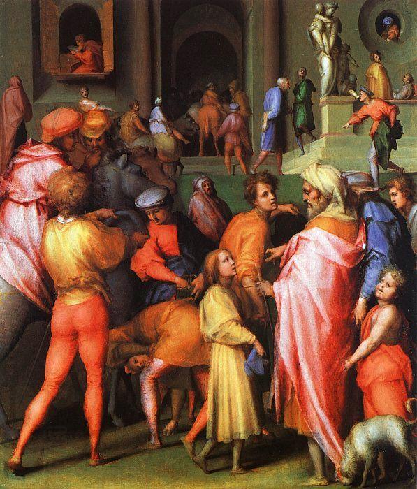 Jacopo Pontormo Joseph being Sold to Potiphar China oil painting art